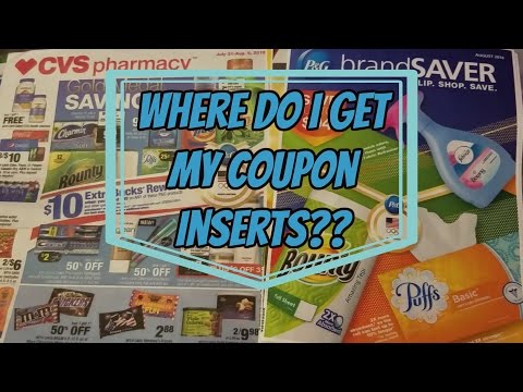 Where Do I Get My Coupon Inserts?? | Amazing Tepi