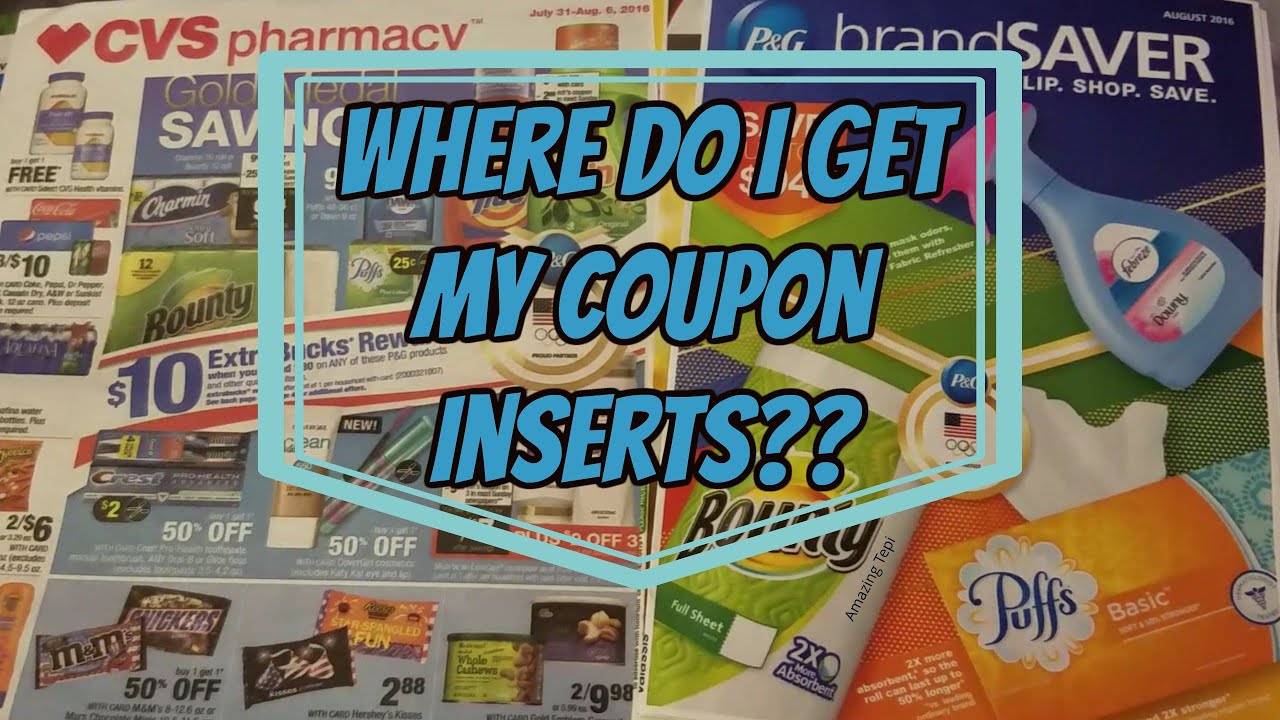 Sunday Coupon Inserts Want to know how to get free Sunday newspaper coupons? Looking for RedPlum coupons and manufacturer coupons? There are ways to get them for free.