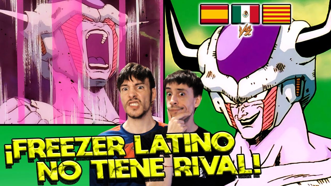 ESPAÑOLES REACCIONAN A DRAGON BALL LATINO VS ESPAÑOL 💥FREEZER SE TRANSFORMA POR PRIMERA VEZ💥