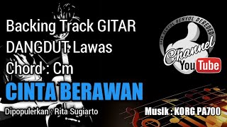 CINTA BERAWAN Backing Track GITAR - Chord Cm