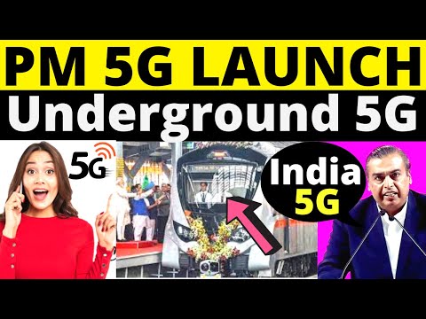 PM Modi 5G Launch Tomorrow | PM 5G Launch Underground Metro in Delhi | PM 5G Launch in India