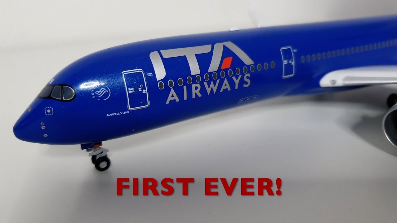 First ever? | ITA airways | Airbus A350-900 | Scale 1:200 - YouTube