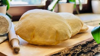 Arabic bread in 5 min. | The only problem is that homemade is addictive! #59