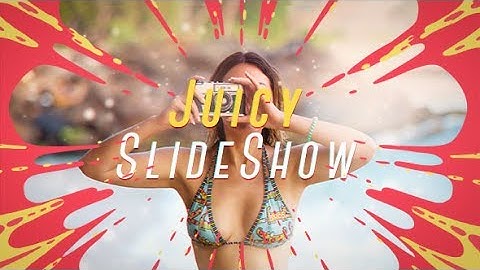 Juicy Slideshow - Free After Effects Template