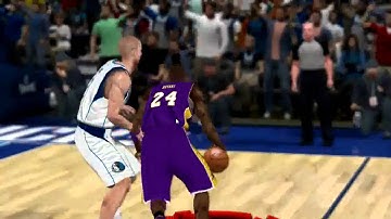 NBA 2K11 PC Kobe Spin Pivot against Mavs (Online vs teejay)