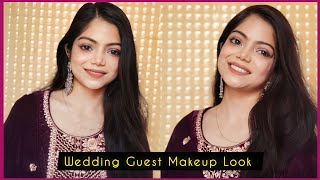 Wedding Guest Makeup Look 💜✨