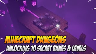 Unlocking The 10 Secret Runes & Levels in Minecraft Dungeons