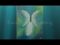 Easy Acrylic Angel Painting