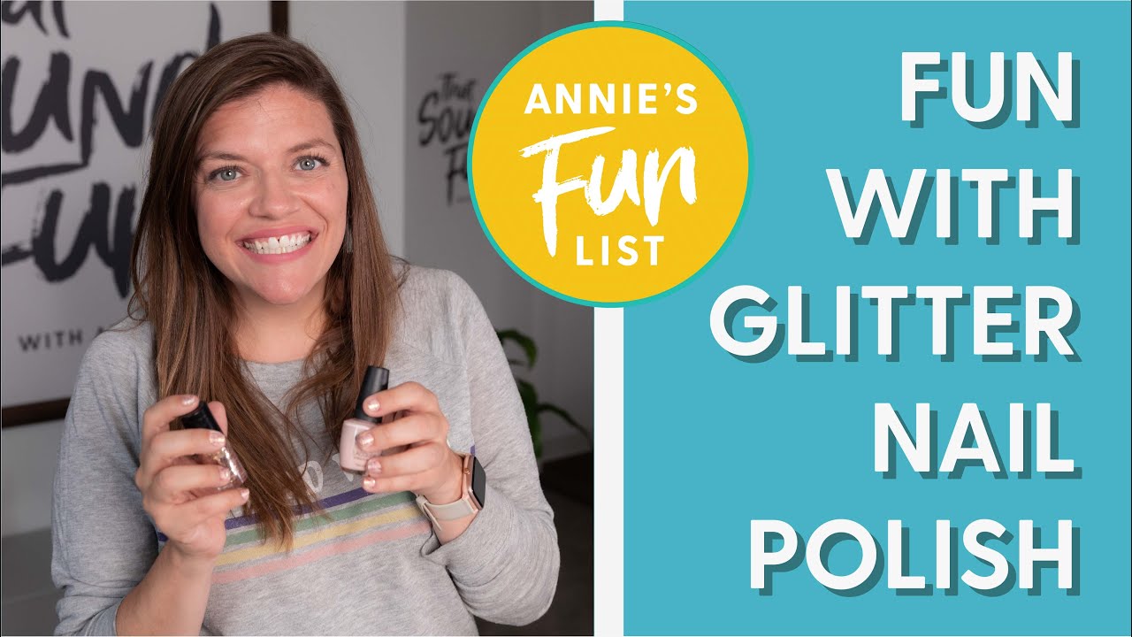 How to do GLITTER Nail Polish YouTube