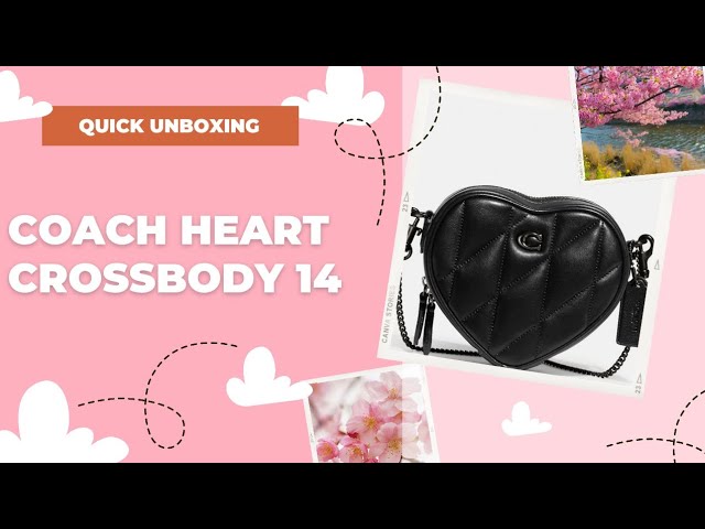 Coach Outlet Coach Heart Crossbody In Colorblock in Pink