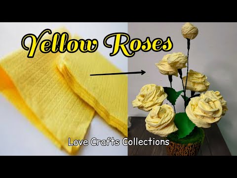 Video: Cara Membuat Bunga Mawar Dari Serbet