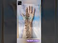 All Arabic Mehandi Designs Live Classes🧿😍#trending#henna#mehndi#shorts#shortsfeed#viralshort