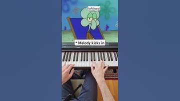 Thumbnail of When the left hand has to play the melody... #piano #pianocover #shutupanddance
