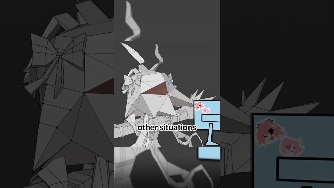 Моя модель в Blender просто сходит с ума, и я не понимаю почему!!