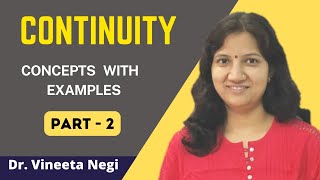 Continuity | Part -2 | Properties of Continuous Function by Dr  Vineeta Negi