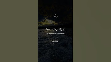 وَإِنَّ رَبَّكَ لَيَعْلَمُ مَا تُكِنُّ صُدُورُهُمْ وَمَا يُعْلِنُونَ | اسلام صبحي - سورة الشورى