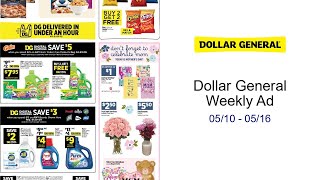 Dollar General Weekly Ad 05/10 - 05/16
