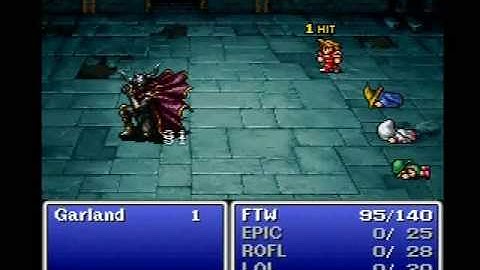 FF1 SWNCC challenge part 1 Garland