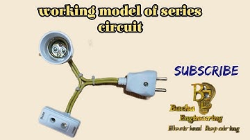 How to made easy series circuit in 2 minutes | working model of series circuit.