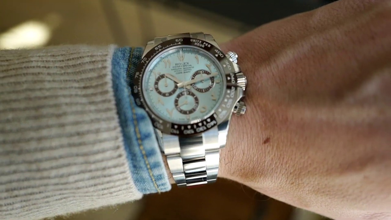 rolex daytona platinum arabic dial