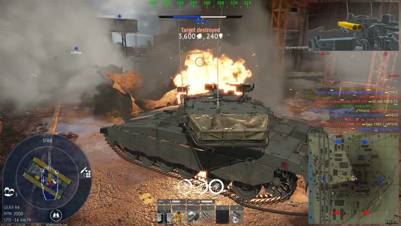 War Thunder - Israel 11.3 GRB, nuke on Abandoned Factory