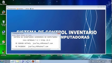 Sistema de Inventarios en NetBeans