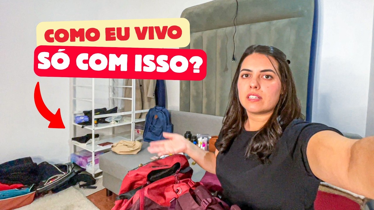 REVELEI TODA MINHA VIDA em UMA MOCHILA DE 10KG!
