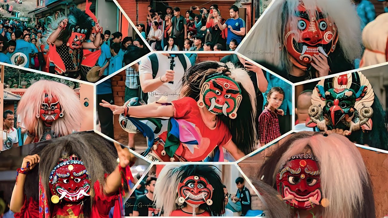 6th lakhey pradarshan ||Machchhegaun|| हाम्रो संस्कृति||❤️Thankot lakhey|| Culture|| 2080