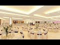 complete interior and exterior wedding hall animation