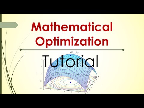 Mathematical Optimization Basics