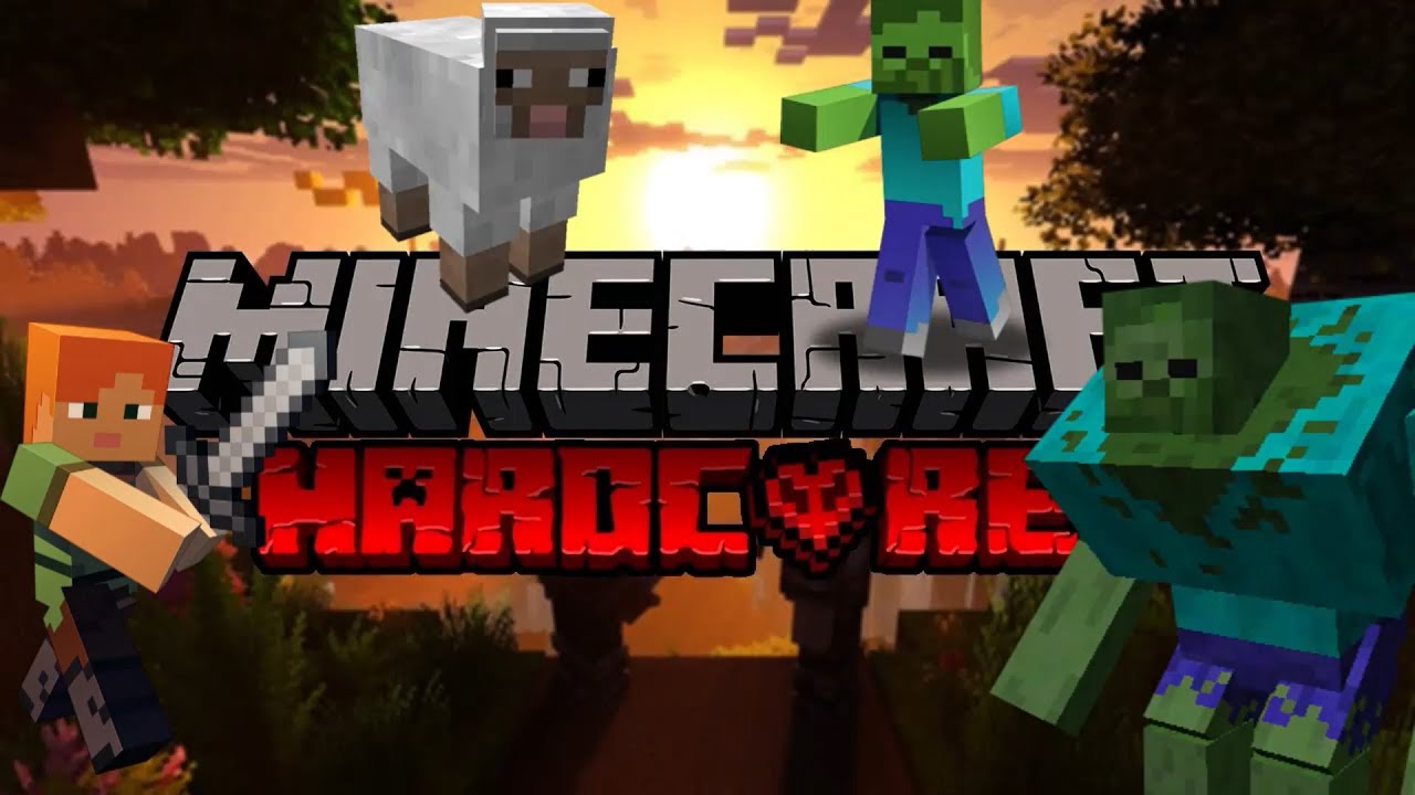 I survived HARDCORE MINECRAFT For The First time ever! part one - YouTube