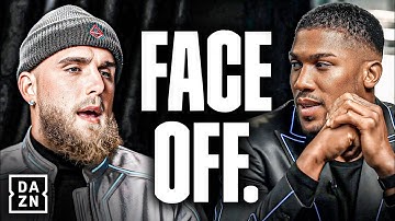 HEATED!! Anthony Joshua vs Jake Paul — FIRST EVER FACE OFF!