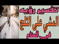 تفسير رؤيه المشي على الثلج في المنام رؤيه المشي على الجليد في الحلم للرجل والمرأة 