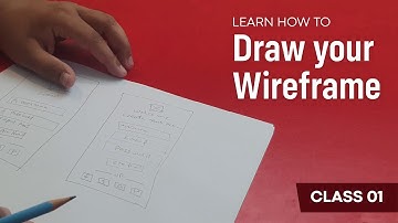 Draw your First Wireframe - 1 of 41 | FREE APP UI UX Design Course |