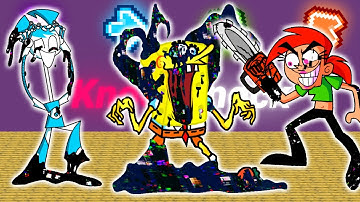 Pibby Corrupted SpongeBob, Vicky, Mickey Mouse | FNF Character Test | Gameplay VS Playground