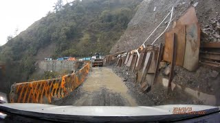 梨山至合歡山小風口路況(雨天)[2x速] 