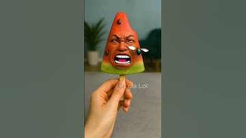 Watermelon Ice Cream Watched in Pure Shock 😂🍦 #watermelon #icecream
