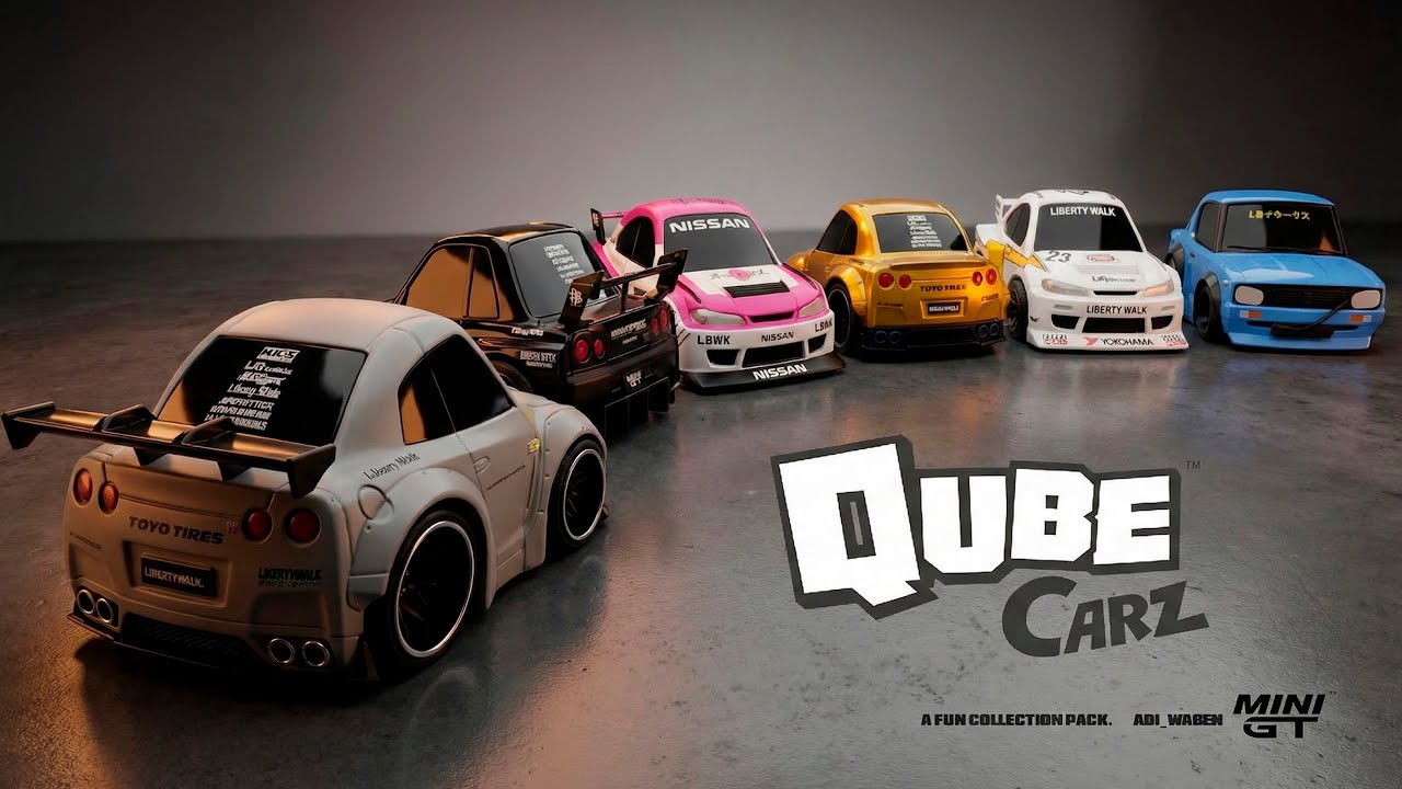 Mini GT 1/64 Qube Carz Collection (LBWK livery) - BOLD New Look