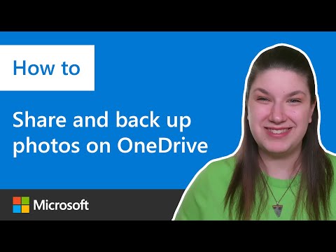 How to share and back up photos with OneDrive