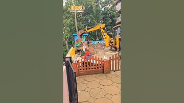 JCB 3DX vs Gaint Tree Root. #rain #tree #roots #raindisaster #fallen #recist #rrules #proraw #rbar