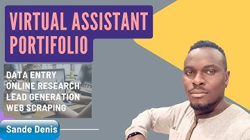 Virtual Assistant Portfolio | Data Entry, Research & Lead Generation – Sande Denis