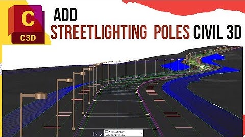 Add Streetlighting poles on corridor