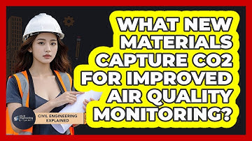 What New Materials Capture CO2 For Improved Air Quality Monitoring? - Civil Engineering Explained