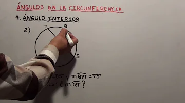 ¿Qué es el ángulo interior de un círculo?