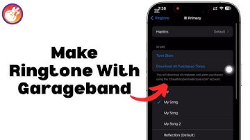 How To Make Ringtone For iPhone With Garageband - Step By Step