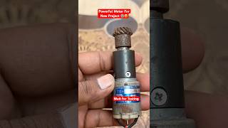 Testing High Torque dc gear motor for new project 😱 #shortvideo #gearmotor #project #diy