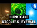 The most INTENSE EYEWALL of Hurricane Nicole - Melbourne Beach Florida