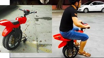 Mono bike Electric Gyro Scooter - VIDEO / RisoFan