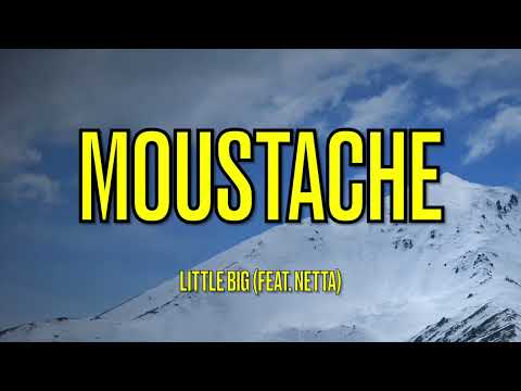 Little Big - Moustache (feat. Netta) (Lyrics)