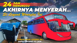 MENUNGGU 24 JAM NGGAK JALAN JUGA‼️ PO LEGEND WONOGIRI | Bis Malam Wonogiri Jakarta Bus Gajah Mungkur